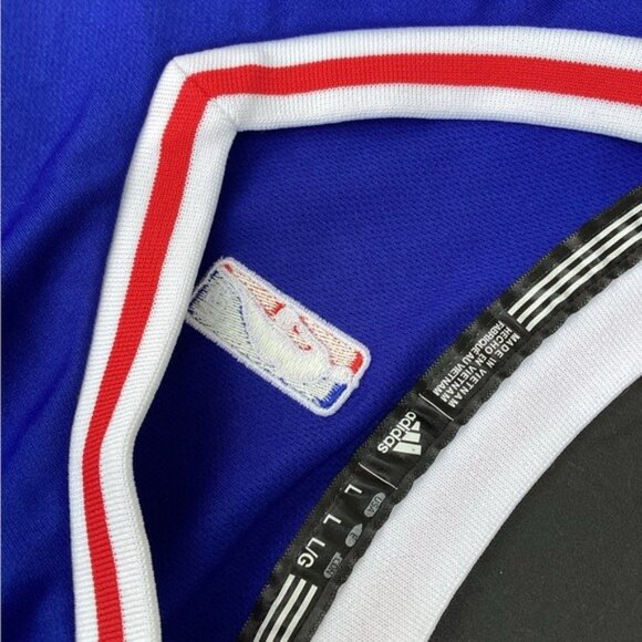 cowgirl argyle boho cozy grandpa dad Adidas Mens Blue Dri-Fit Jersey Size large - Picture 4 of 5